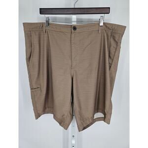 Da Hui Men’s Hybrid Collection Shorts Size 40 Beige Hawaii Surf Swim